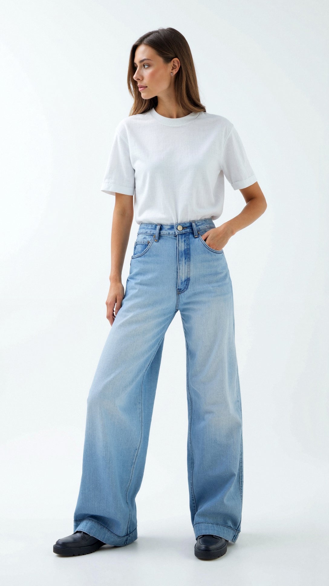Diana | Blue Baggy Jeans Women Denim Size M