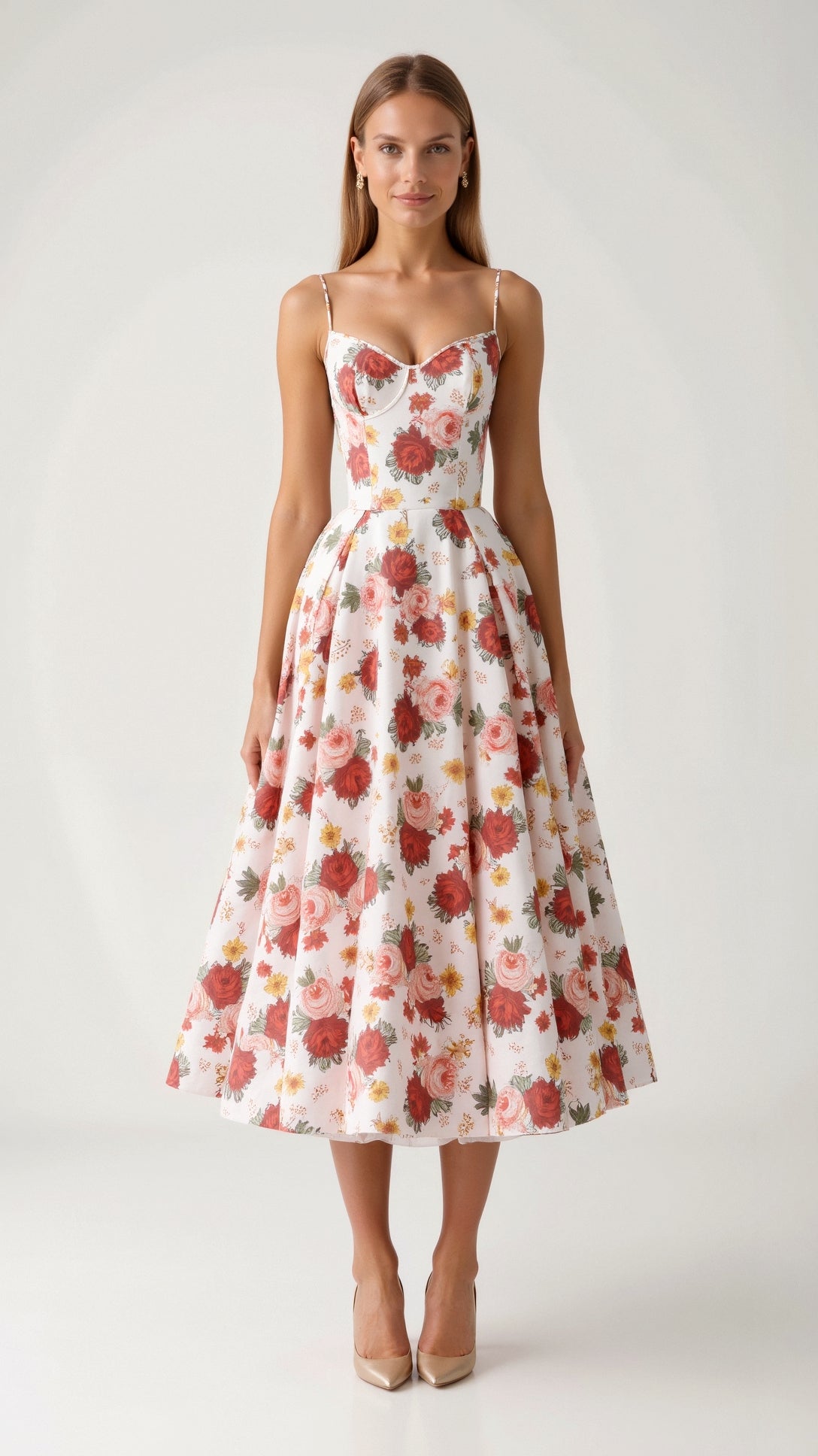 Valentina | Elegant White Tulle Cocktail Dress for Women