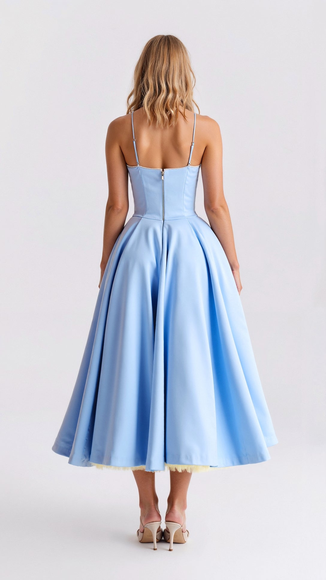 Valentina | Elegant White Tulle Cocktail Dress for Women