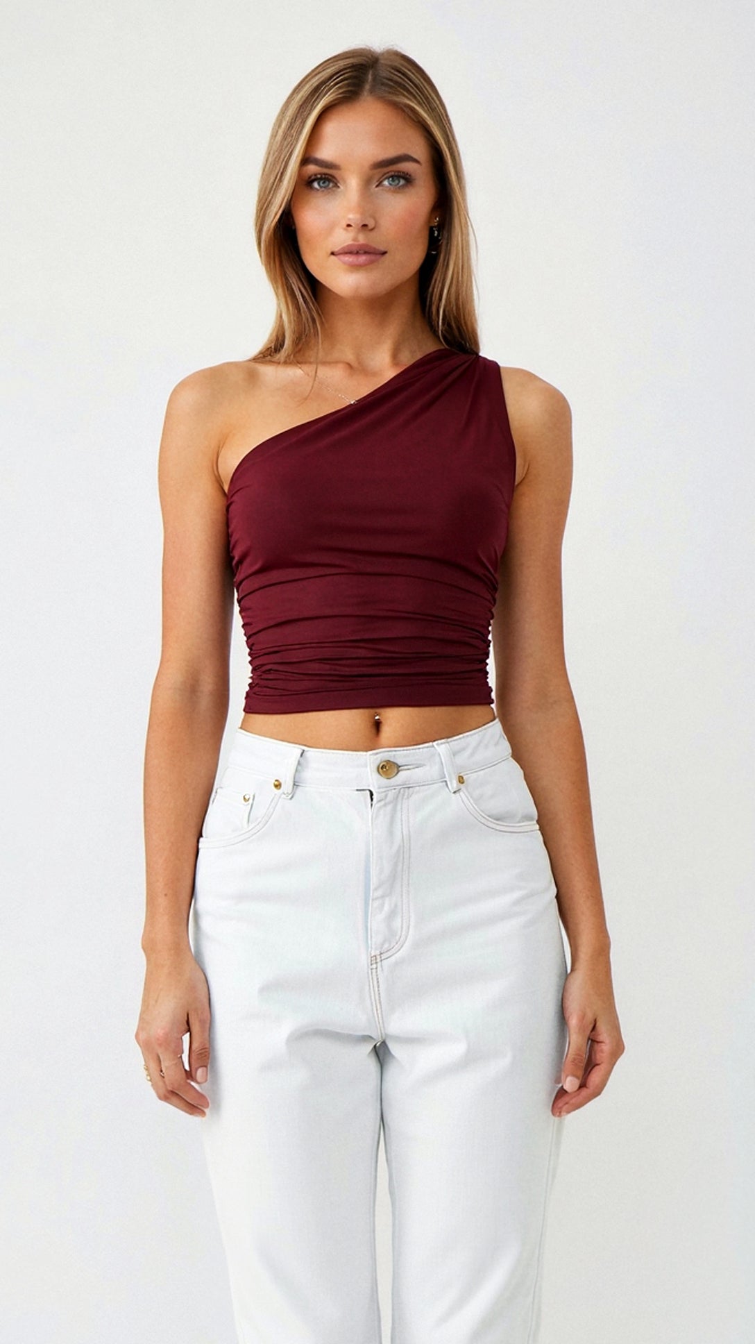 Giulia | Black Stretch Going Out Top for Women