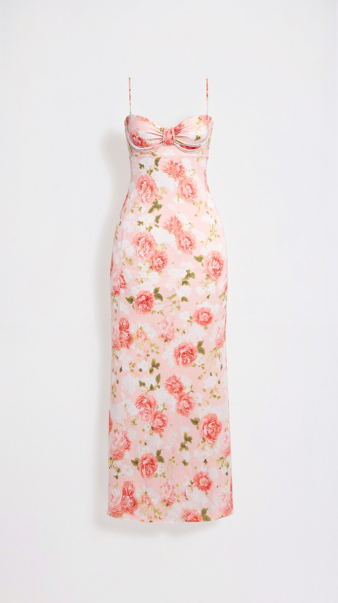 Francesca | Women’s Pink Bodycon Maxi Dress