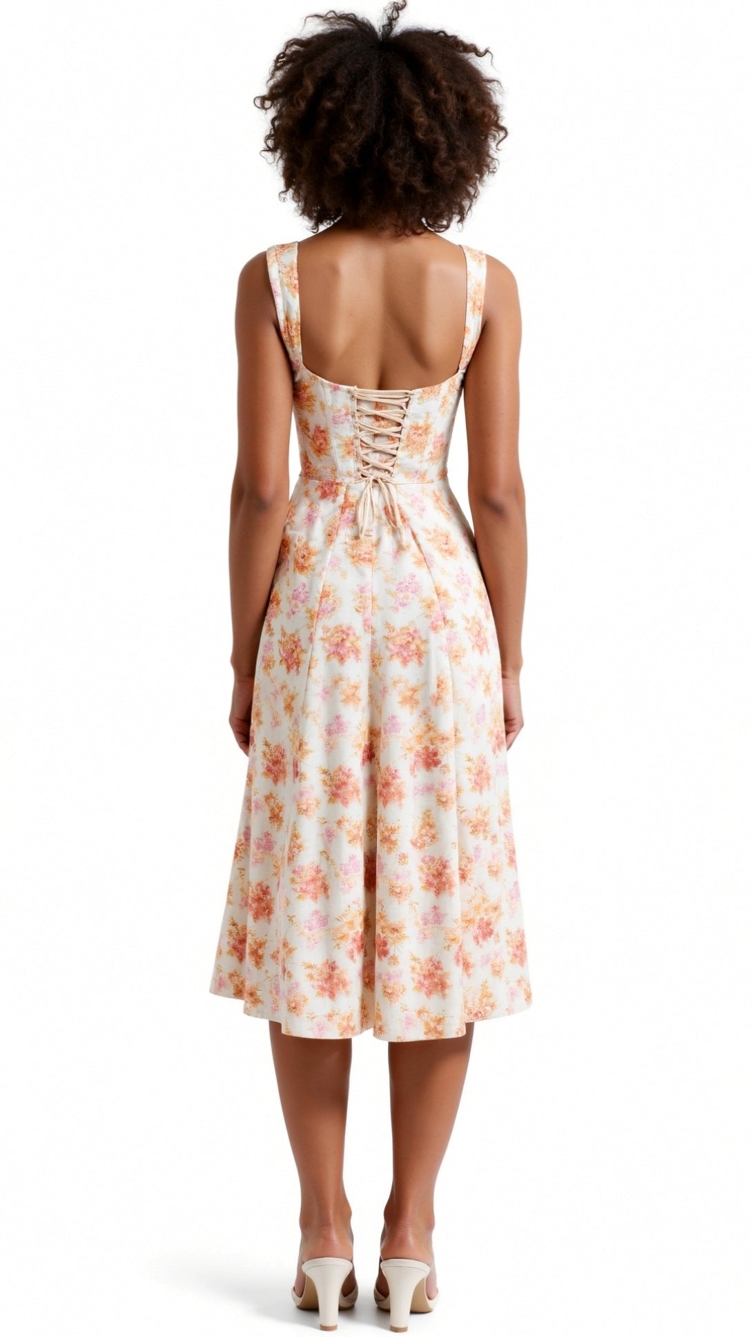 Valentina | Women’s Floral Jacquard Midi Dress