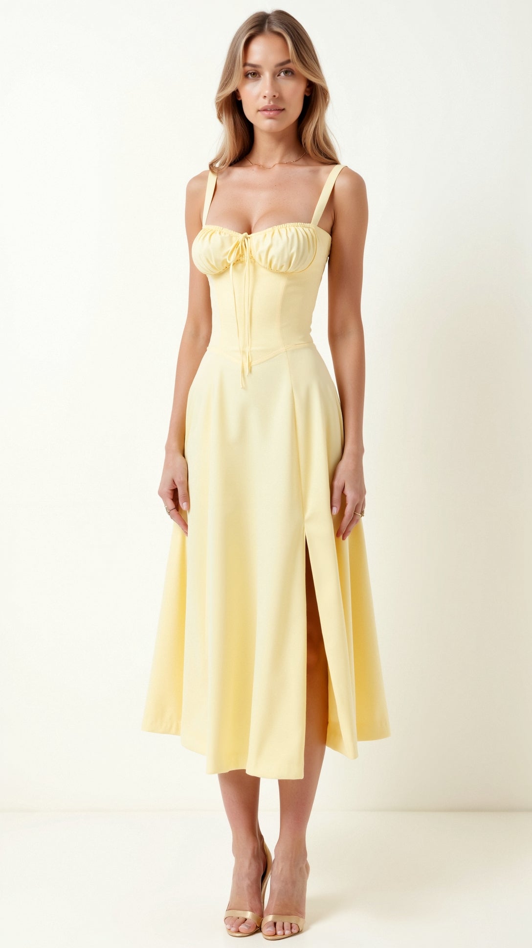 Chiara | White Women’s Summer Midi Dress