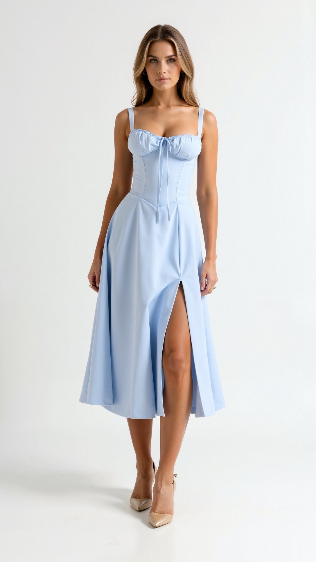 Chiara | White Women’s Summer Midi Dress
